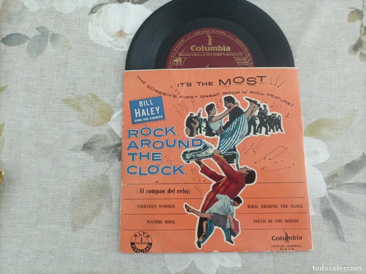 Discos de vinilo: Bill Haley ep rock around the clock