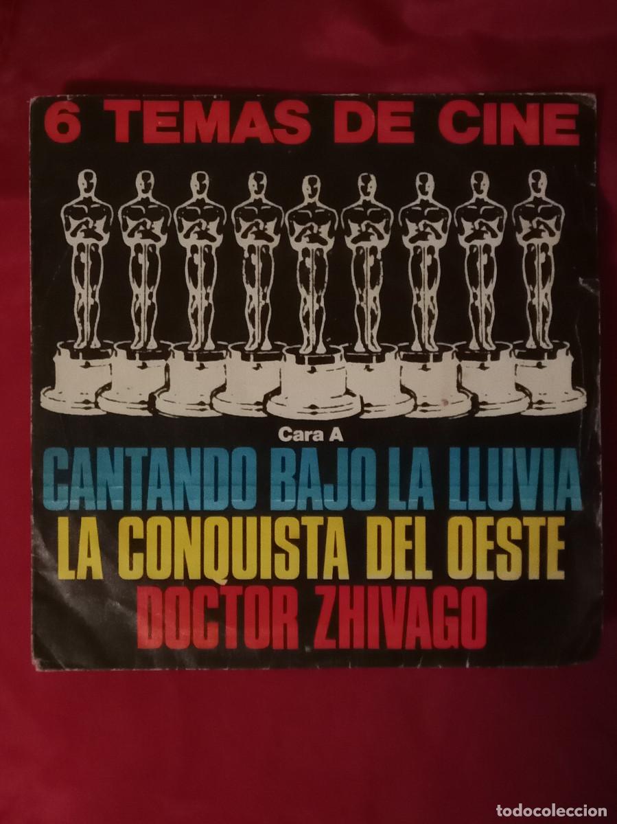 Discos de vinilo: 6 Temas de Cine - Cantando Bajo la Lluvia/La Conquista del Oeste/Doctor Zhivago... - Polydor. 1980