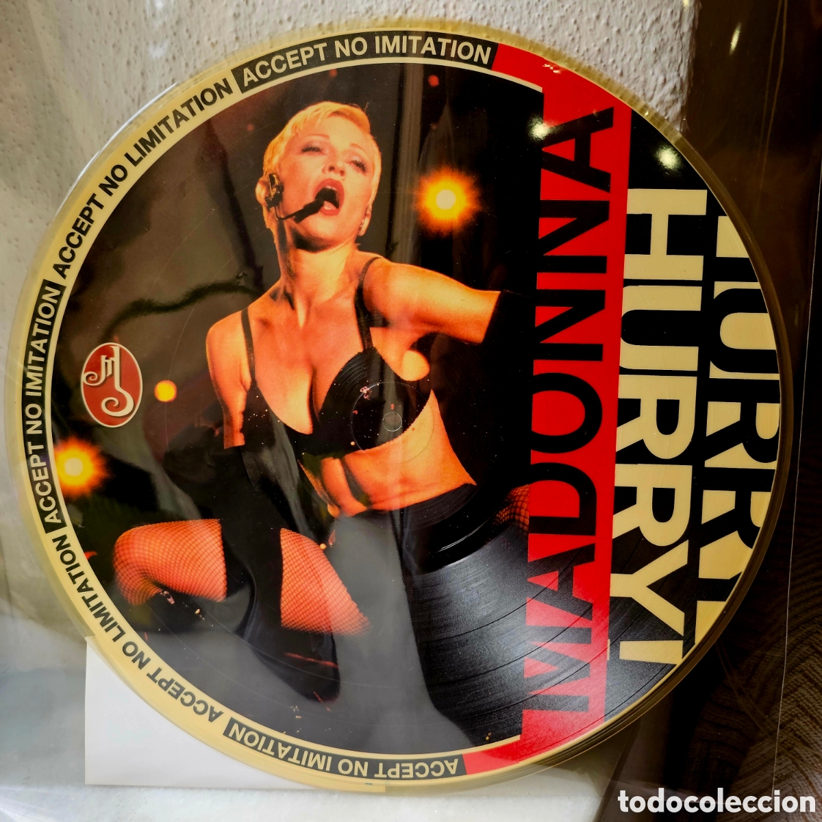 Discos de vinilo: Vinilo Madonna Hurry Hurry Picture Disc The Girlie Show