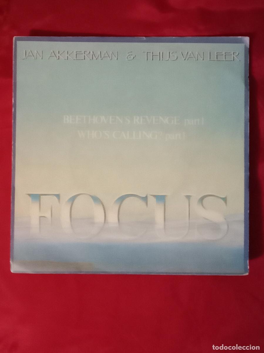 Discos de vinilo: Jan Akkerman & Thijs Van Leer - focus - Beethoven&acute;s Revenge / Who&acute;s Calling - Edit. Vertigo. 1985