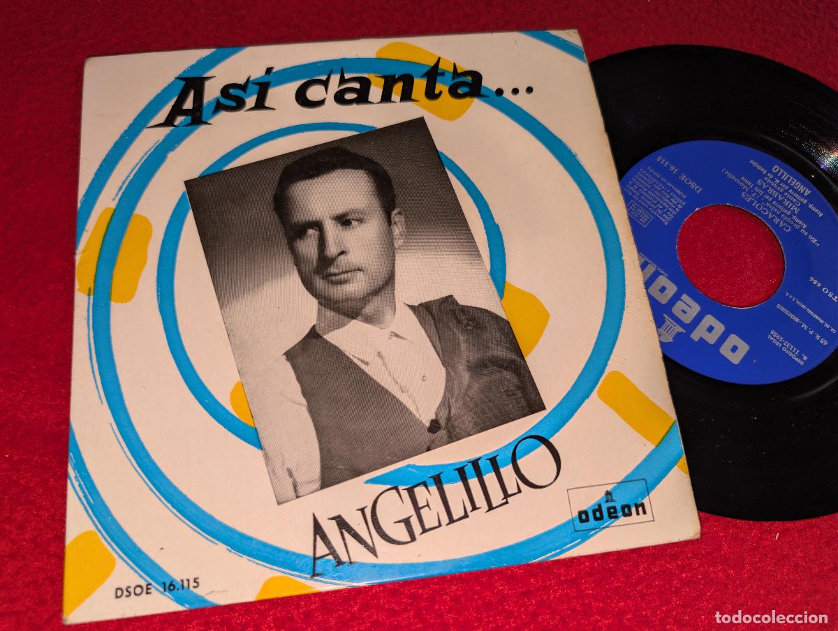 Discos de vinilo: ANGELILLO Caracoles/Fandangos +2 EP 7'' 19?? Odeon
