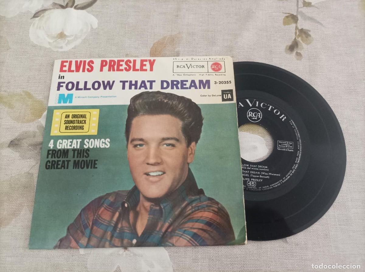 Discos de vinilo: Elvis Presley ep Follow that dream ep