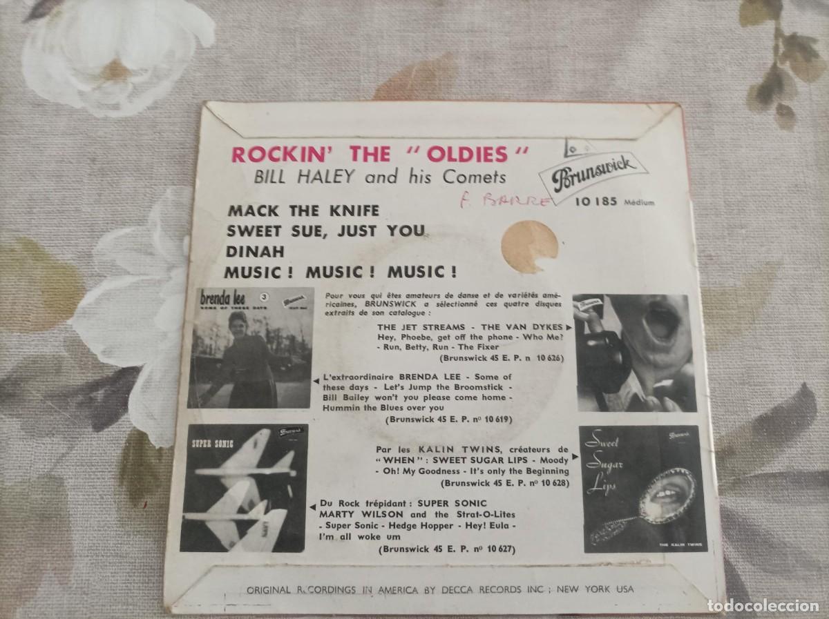 Discos de vinilo: Bill Haley ep rockin the oldies - Foto 2