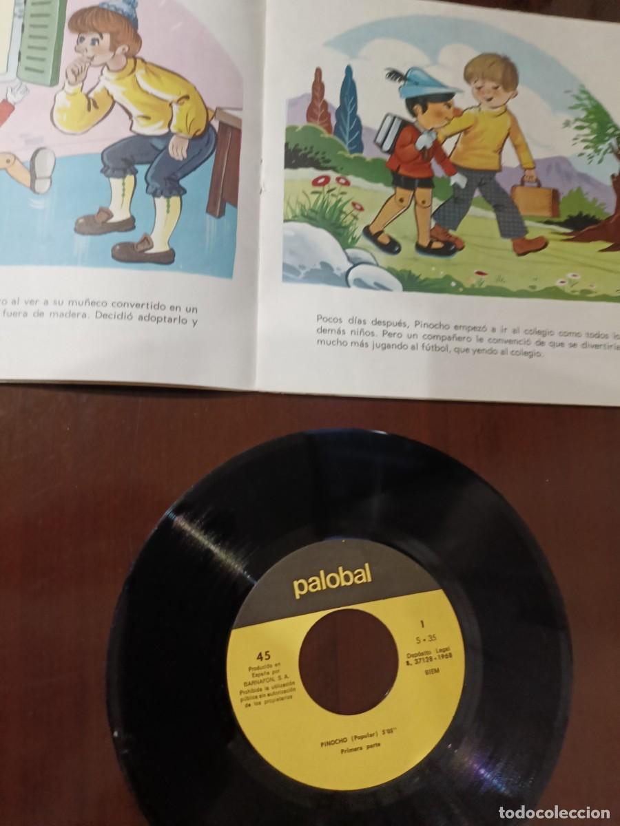 Discos de vinilo: PINOCHO Disco cuento. Paloba - Foto 2