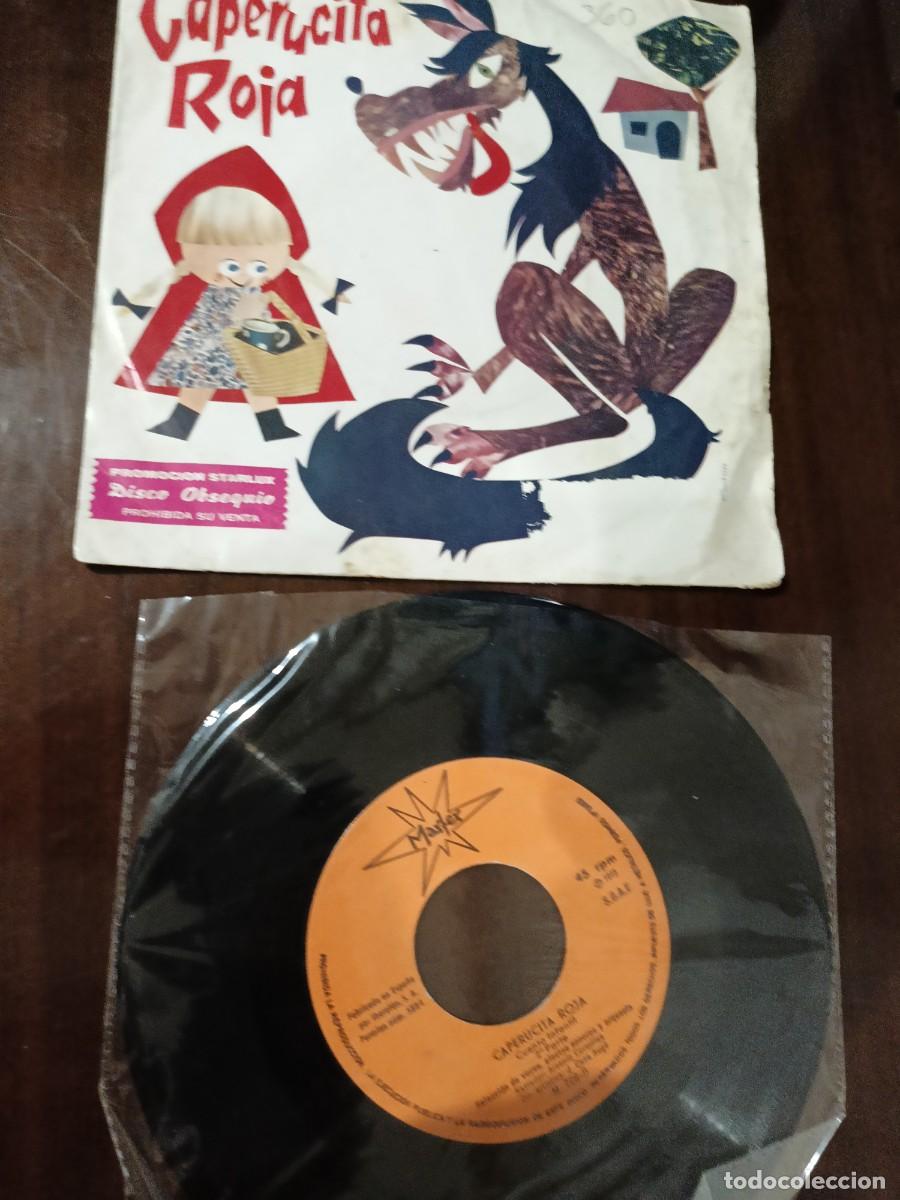 Discos de vinilo: Disco cuento. CAPERUCITA ROJA - Foto 1