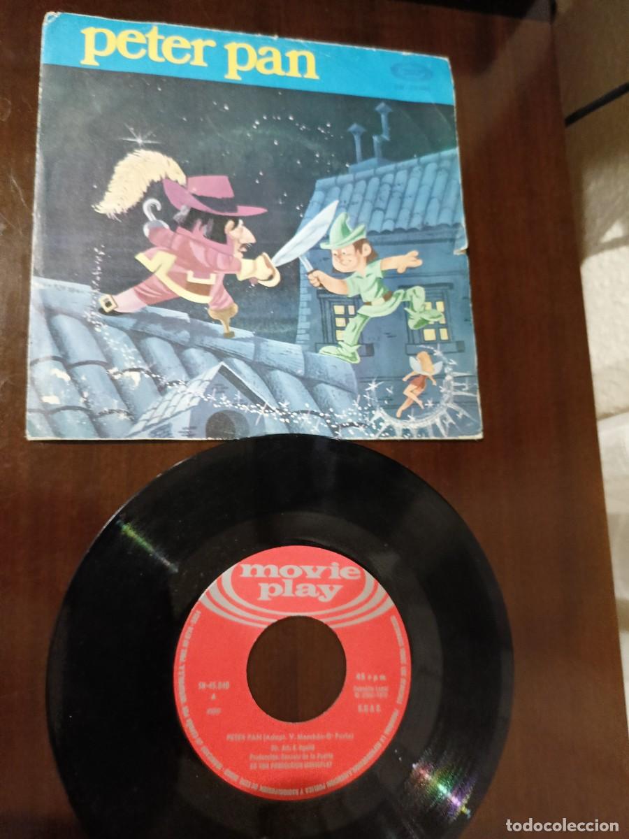 Discos de vinilo: Disco cuento PETER PAN. - Foto 1