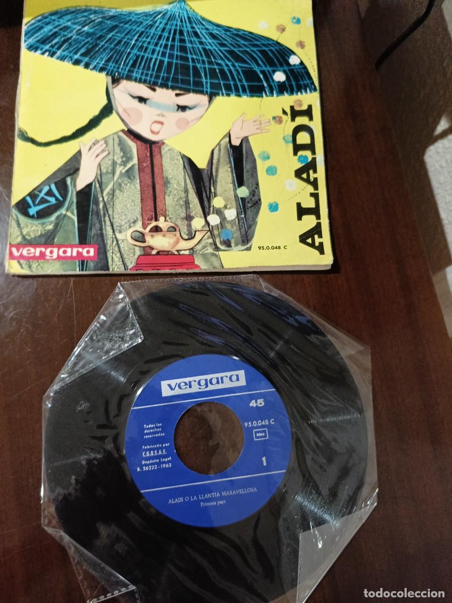 Discos de vinilo: Disco cuento ALADI. En catal&aacute;n - Foto 1