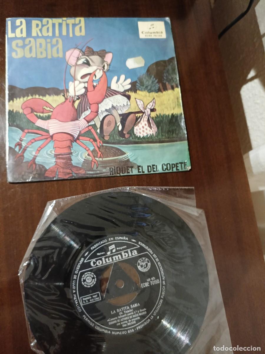 Discos de vinilo: Disco cuento. LA RATITA SABIA. Riquet del copete