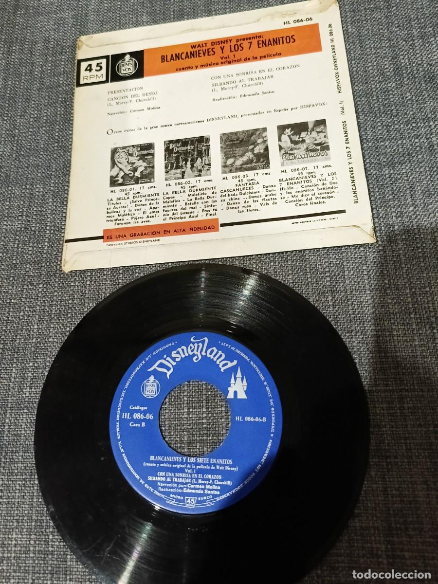 Discos de vinilo: Disco cuento Blancanieves y los 7 enanitos. - Foto 2