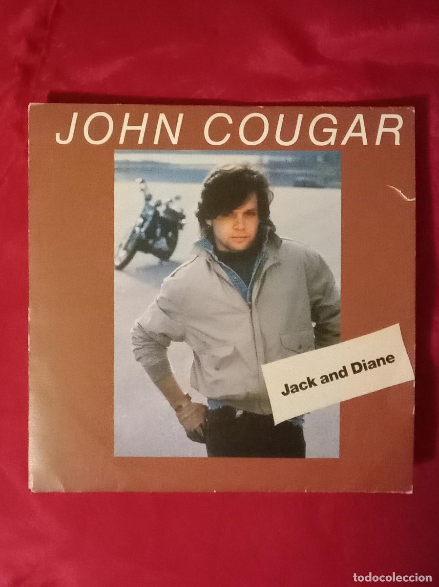Discos de vinilo: John Cougar - Jack & Diane - Danger List - Edit. WEA. Records S.A. 1982