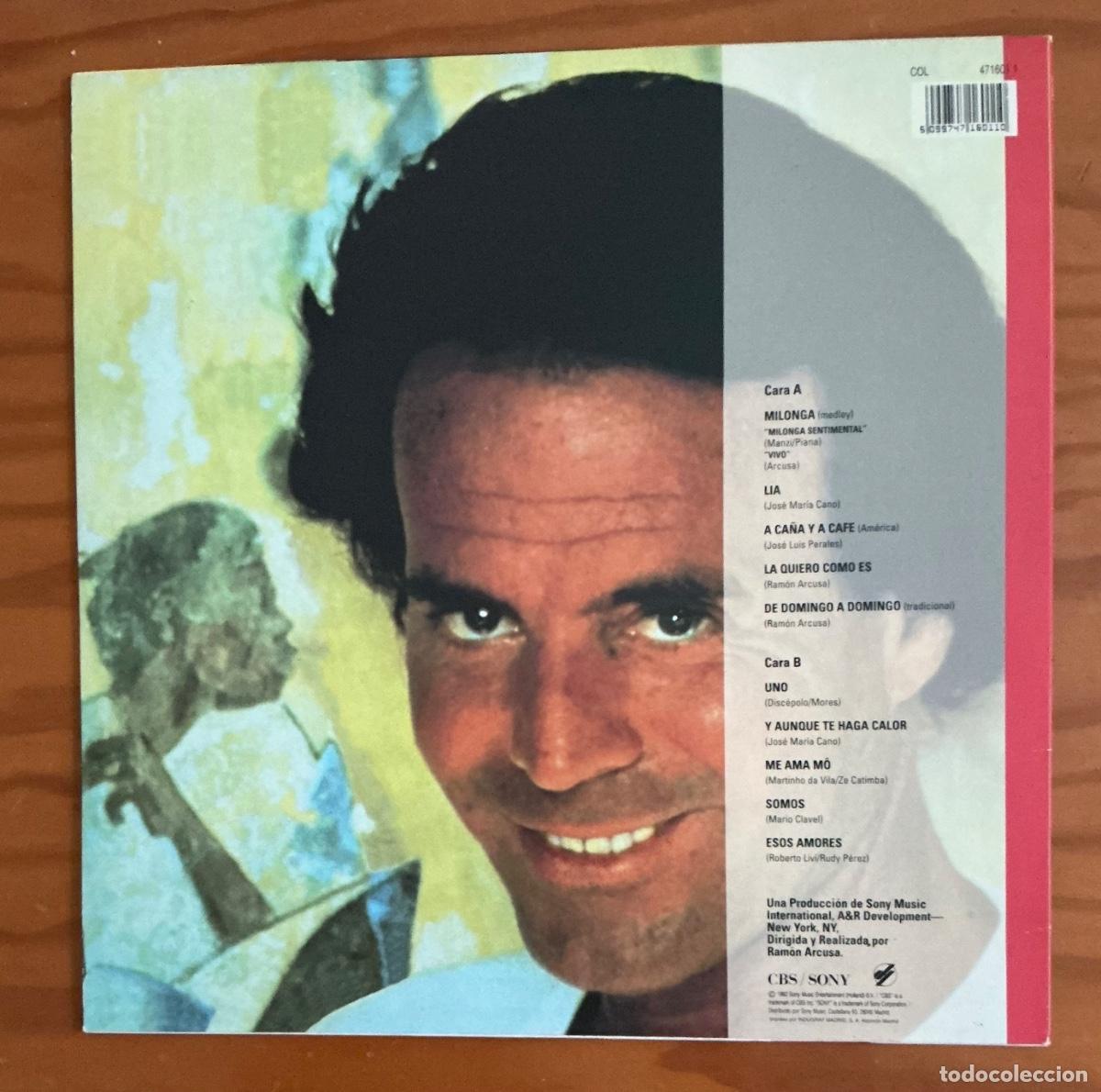 Discos de vinilo: Calor. Julio Iglesias. - Foto 2
