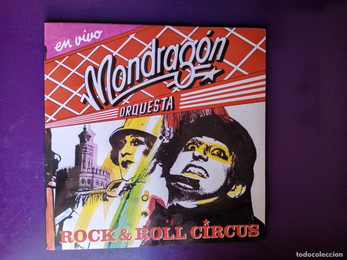 Discos de vinilo: ORQUESTA MONDRAGON - DOBLE LP EMI 1985 - EN VIVO, ROCK N ROLL CIRCUS - GURRUCHAGA - IVAN ZULUETA