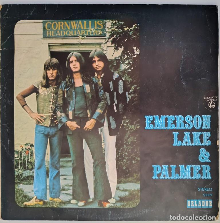 Discos de vinilo: Emerson, Lake & Palmer. Orlador, Spain 1972 primer LP, POKORA, raro portada diferente