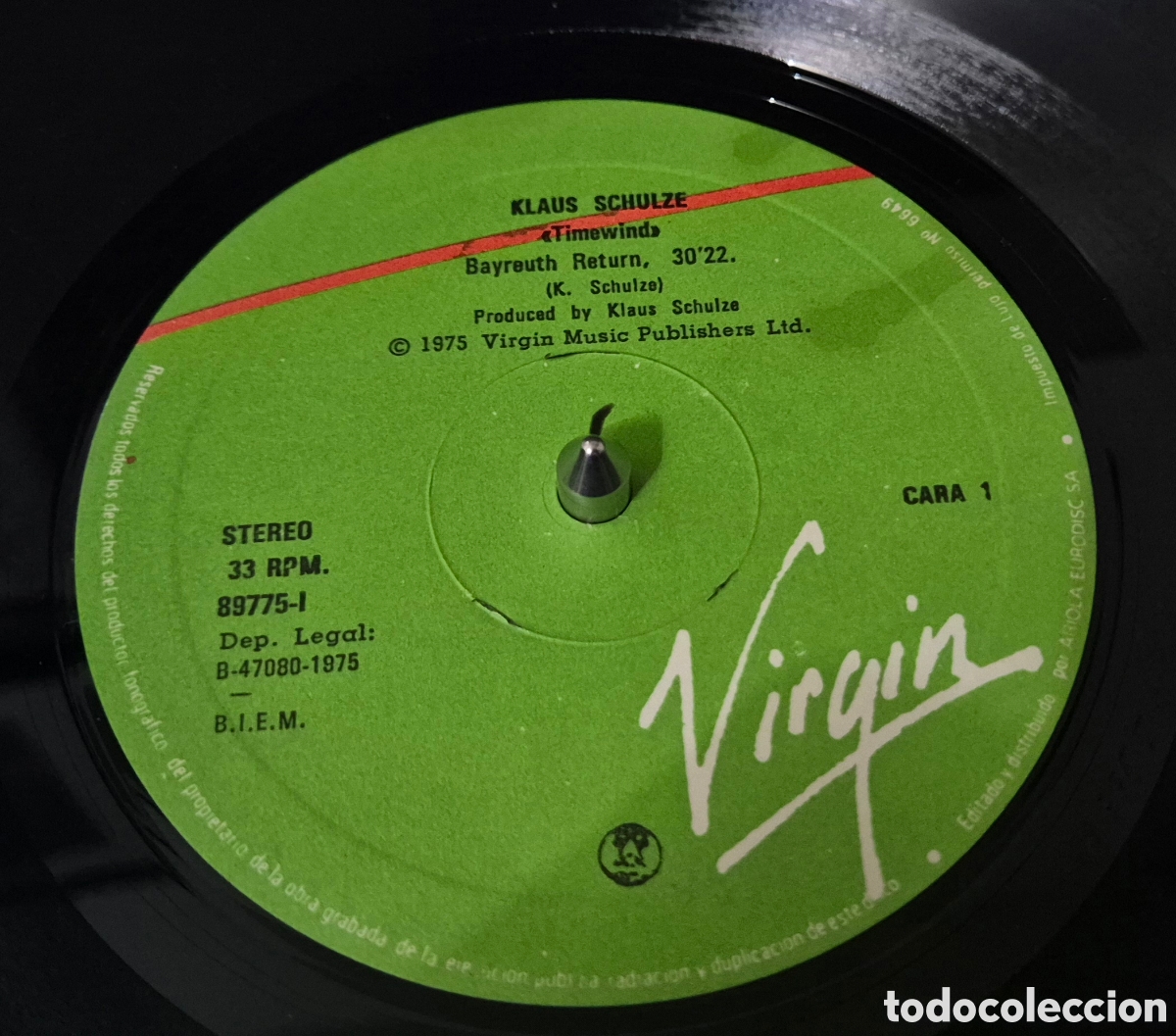 Discos de vinilo: Klaus Schulze &ndash; Timewind Lp - Foto 5