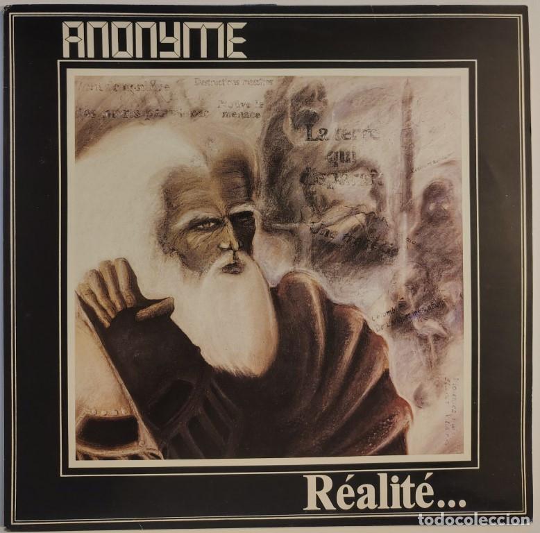 Discos de vinilo: Anonyme. Realit&eacute;. Turicaphon, Suiza 1989 (LP 50-128) + encarte