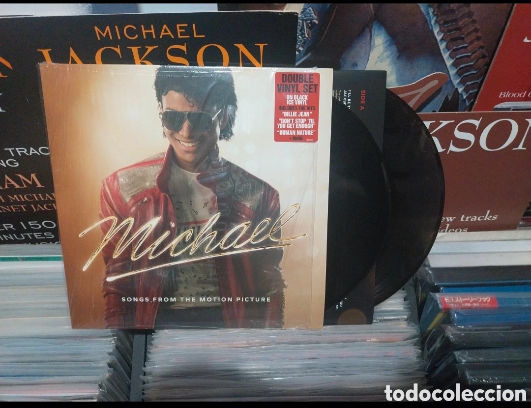 Discos de vinilo: Michael Jackson- Michael Lp Doble Colourred