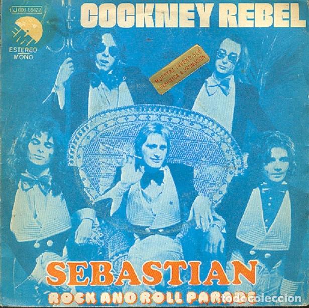 Discos de vinilo: Cockney Rebel &ndash; Sebastian; Rock and Roll parade &ndash; EMI 05.472 &ndash; 1973