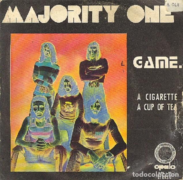 Discos de vinilo: Majority One &ndash; Game; A cigarette a cup of tea &ndash; OPALO 16 &ndash; 1972