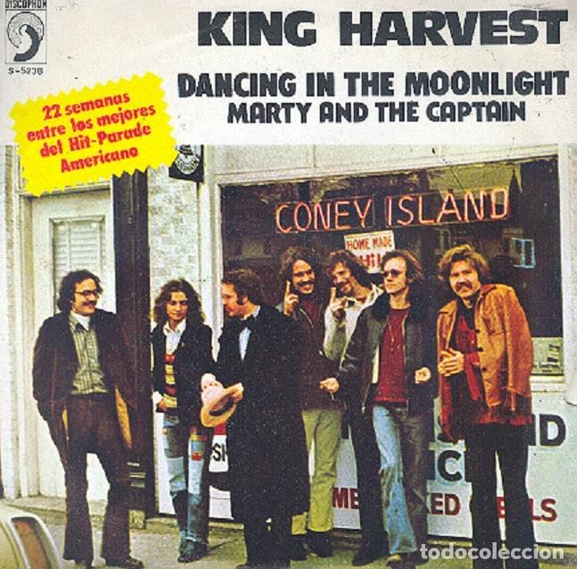 Discos de vinilo: King Harvest &ndash; Dancing in the moonlight; Marty and the Captain &ndash; DISCOPHON 5238 &ndash; 1973