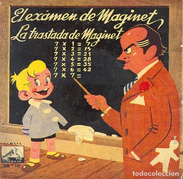 Discos de vinilo: Jos&eacute; M&ordf; Tarrasa &ndash; El examen de Maginet; La trastada de Maginet &ndash; VSA 1142 &ndash; 1958