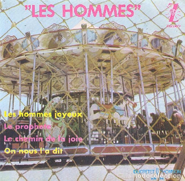 Discos de vinilo: Les Hommes &ndash; Les hommes joyeux; Le prophete; On nous l&rsquo;a dit + 1 &ndash; ZAFIRO 26 &ndash; 1962
