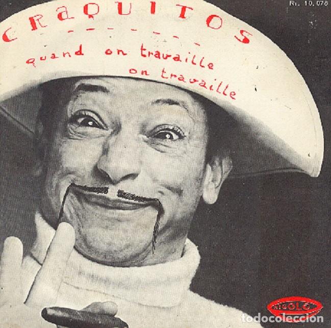 Discos de vinilo: Henri Salvador &ndash; Craquitos; Quand on travaille on travaille &ndash; RIGOLO 10078 (Ed. Francesa) &ndash; 1971