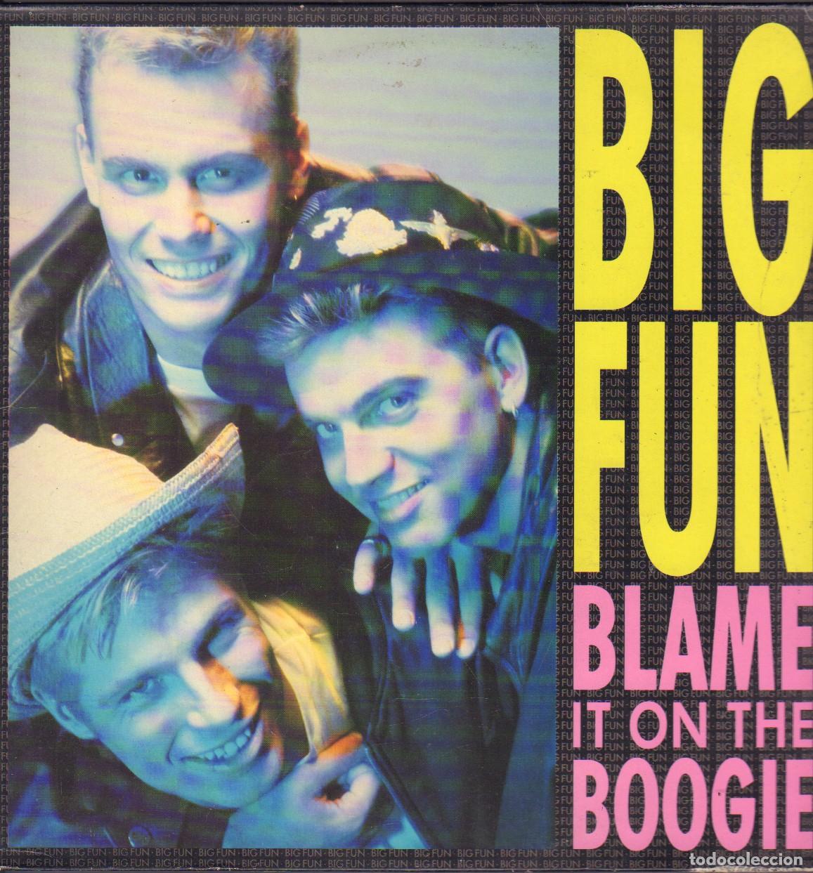 Discos de vinilo: BIG FUN - BLAME IT ON THE BOOGIE (PWL MIX, DUB MIX, INSTRUMENTAL) / MAXISINGLE BMG 1989 RF-25949