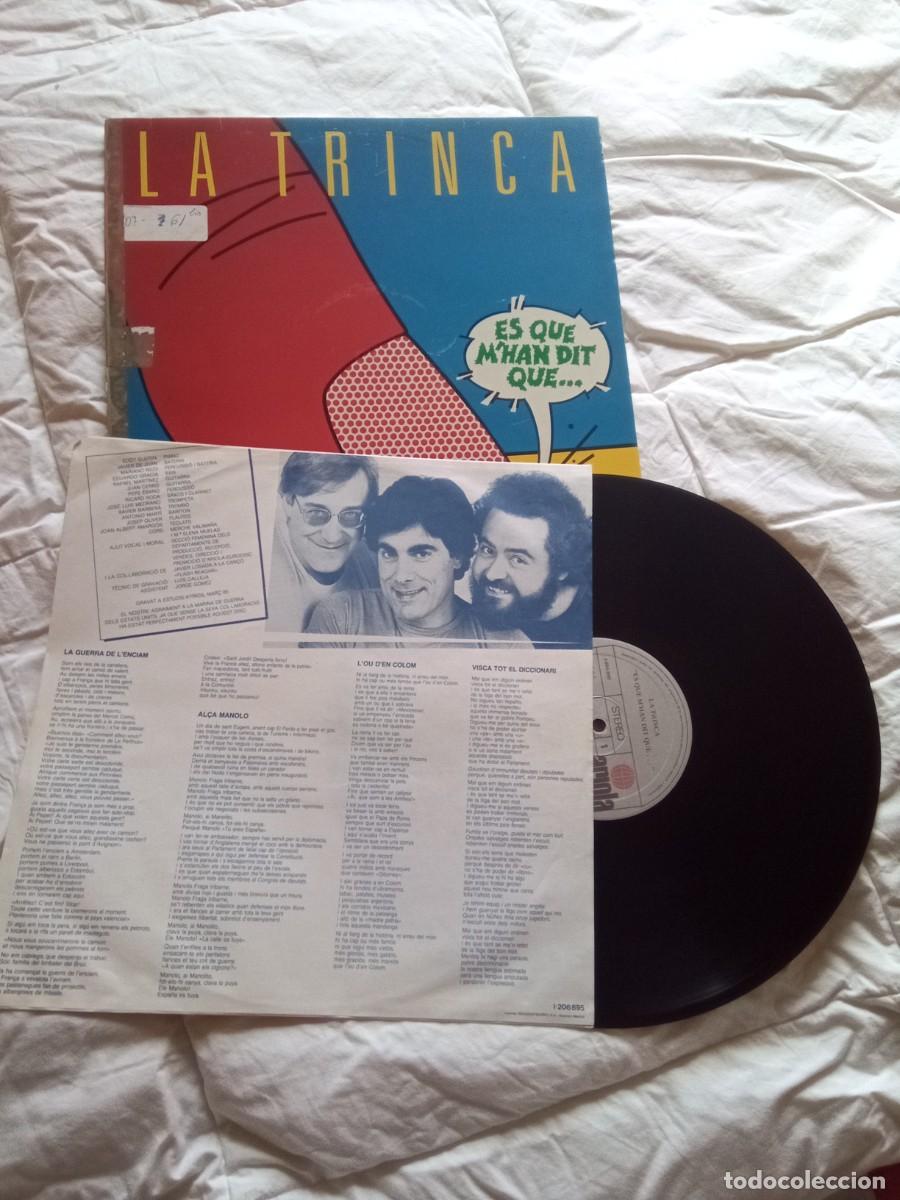 Discos de vinilo: Antiguo disco de vinilo de los a&ntilde;os 60 la trinca