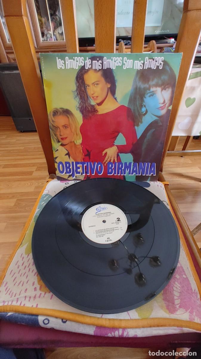 Discos de vinilo: OBJETIVO BIRMANIA-MAXI LOS AMIGOS DE MIS AMIGAS SON MIS AMIGOS