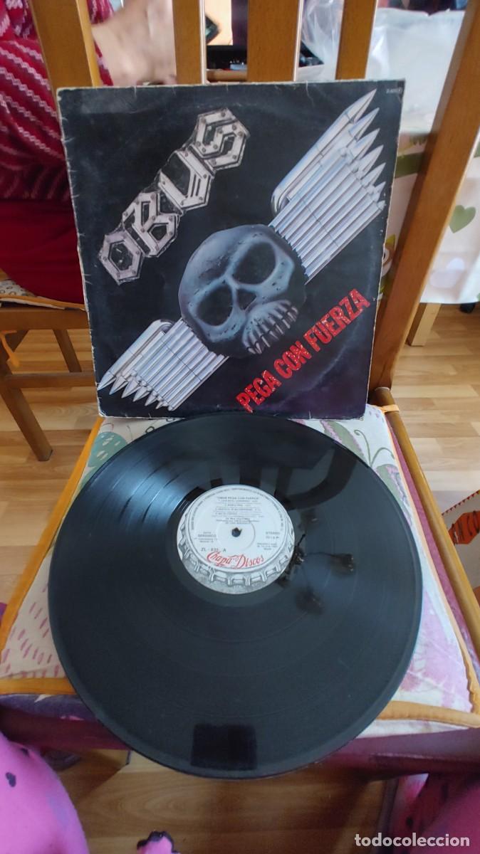 Discos de vinilo: OBUS-LP PEGA CON FUERZA-PORT.REGULAR