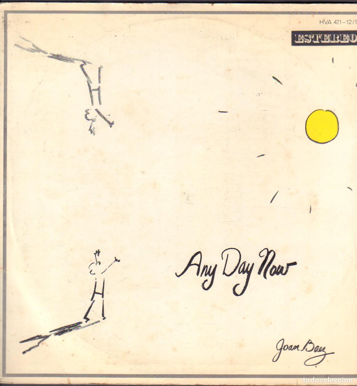 Discos de vinilo: JOAN BAEZ - ANY DAY NOW (CUALQUIER DIA)/ AMOR MENOS CERO, SIN LIMITE../ 2 LP VANGUARD 1969 RF-25969
