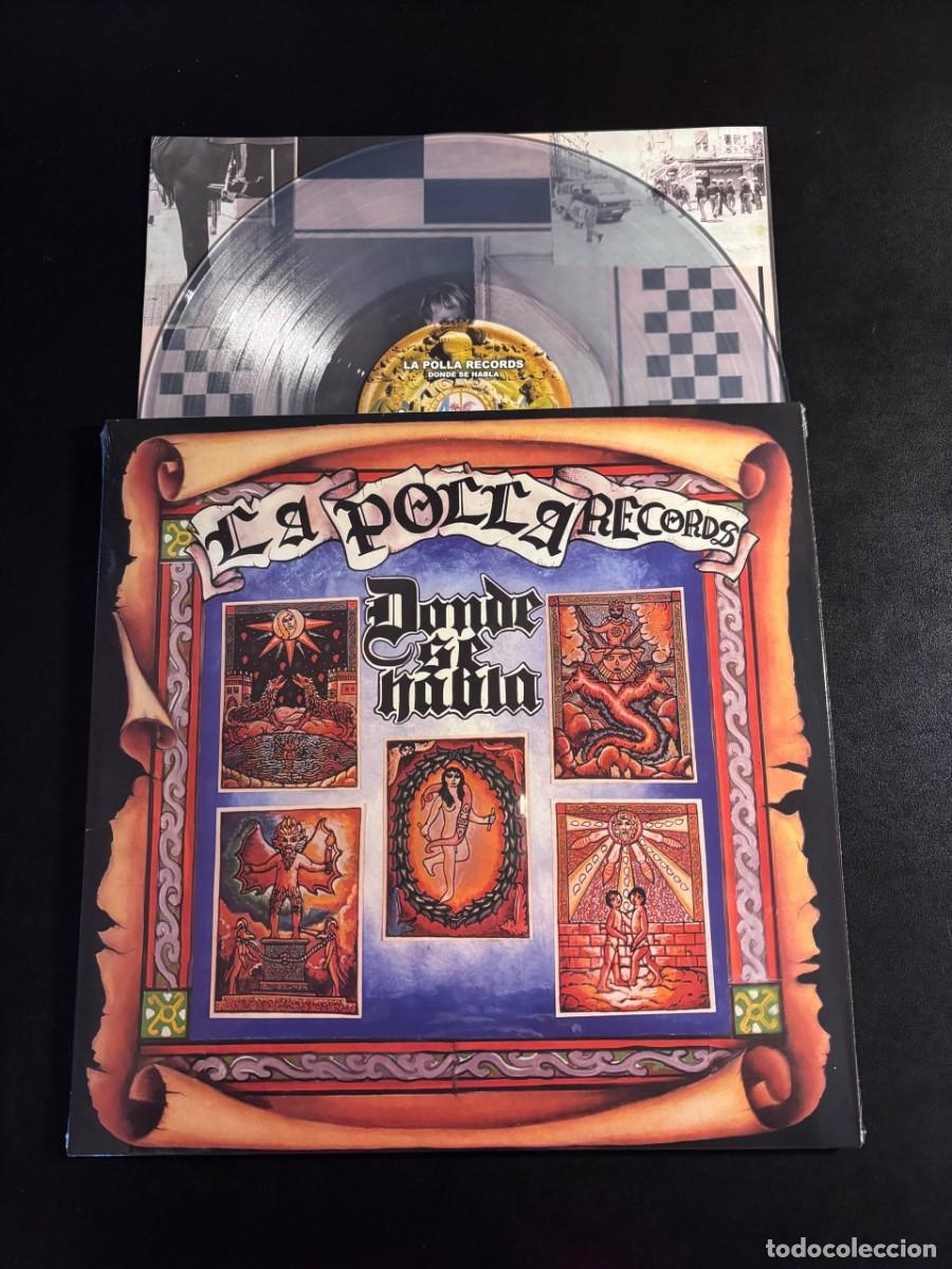 Discos de vinilo: La Polla Records Donde Se Habla Disco de vinilo transparente LP punk salve no somos nada