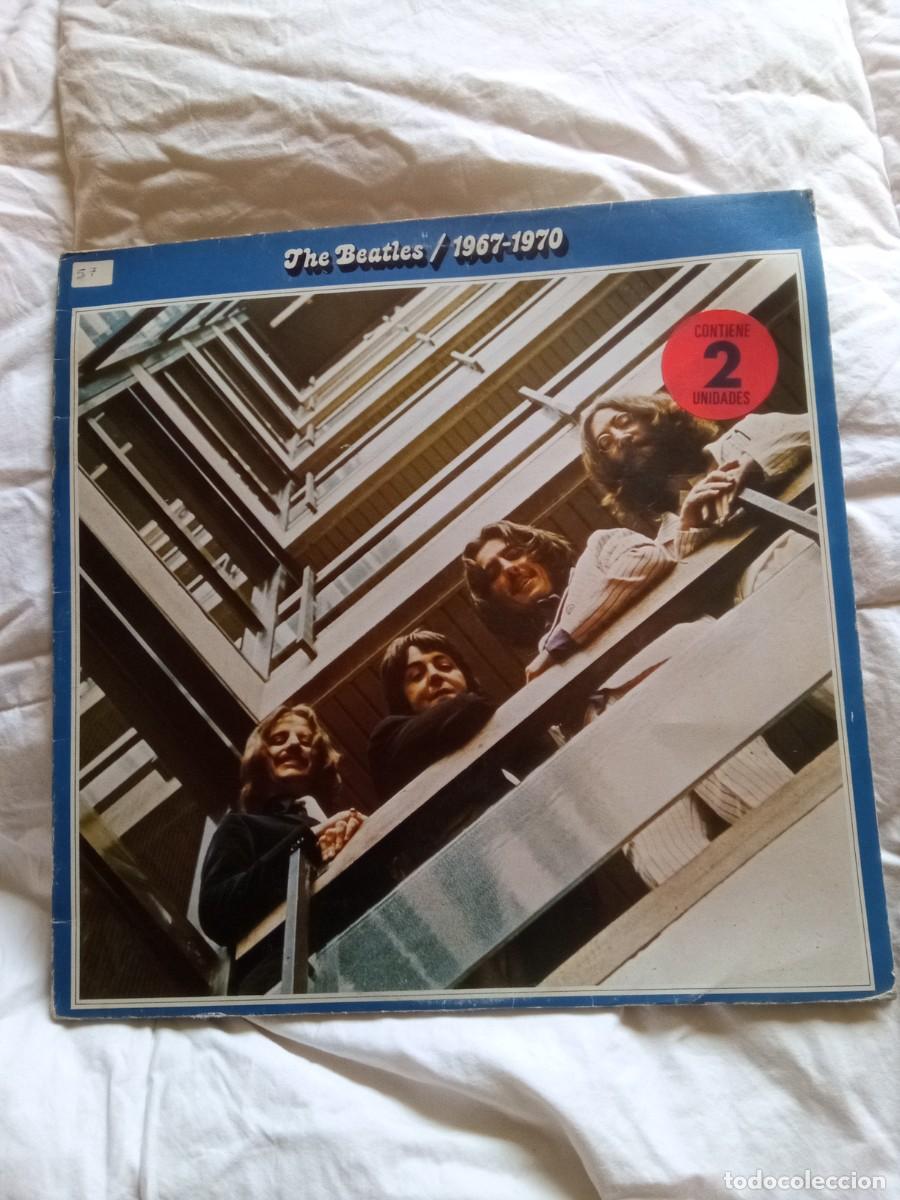 Discos de vinilo: Antiguo disco de vinilo the beatles 1967/1970 solo un vinilo.. desconozco si lleva 2