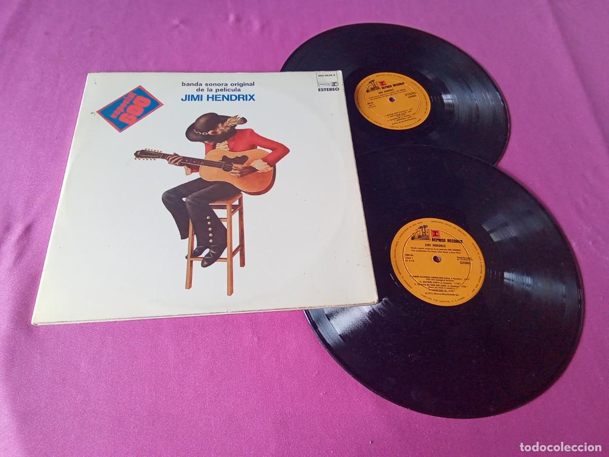 Discos de vinilo: JIMMY HENDRIX BANDA SONORA DE LA PEL&Iacute;CULA DOBLE 1973 LP L31 3