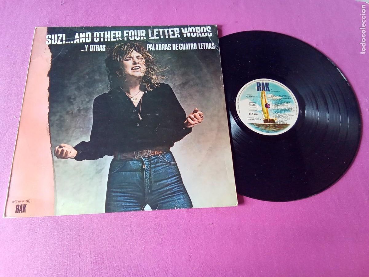 Discos de vinilo: SUZI AND OTHER FOUR LETTER WORDS 1979 LP L31 3