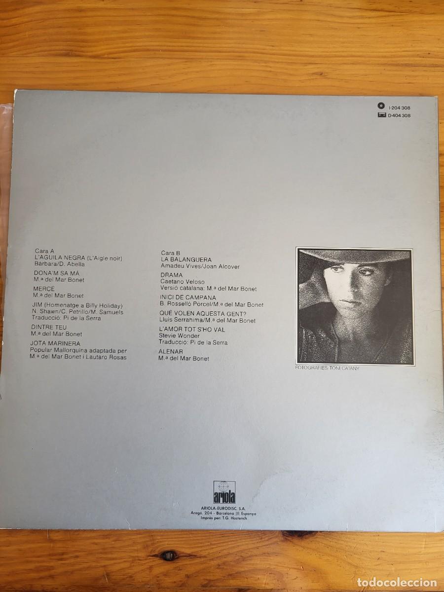 Discos de vinilo: MARIA DEL MAR BONET. SEMPRE - Foto 2