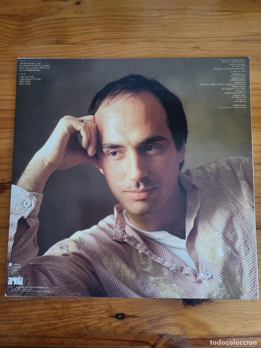 Discos de vinilo: LLUIS LLACH TESTIMO - Foto 2