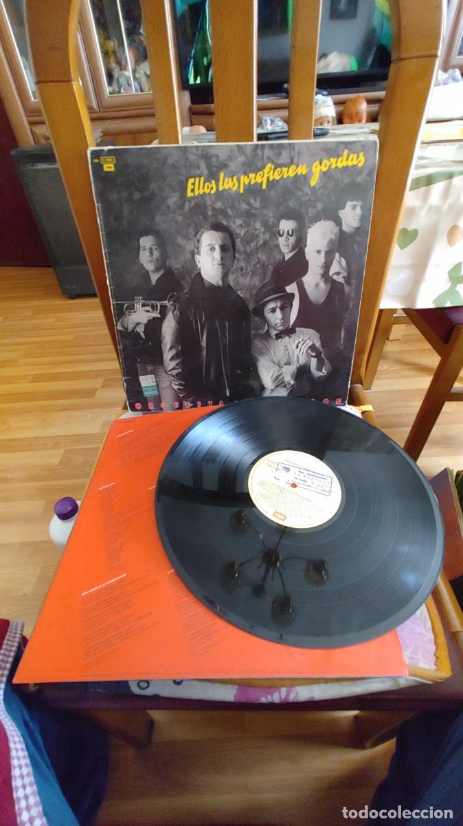 Discos de vinilo: ORQUESTA MONDRAGON-LP ELLOS LAS PREFIEREN GORDAS-ENCARTE LETRAS