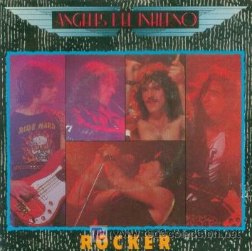 Discos de vinilo: ANGELES DEL INFIERNO - ROCKER -SINGLE RARO DE VINILO DE 1984