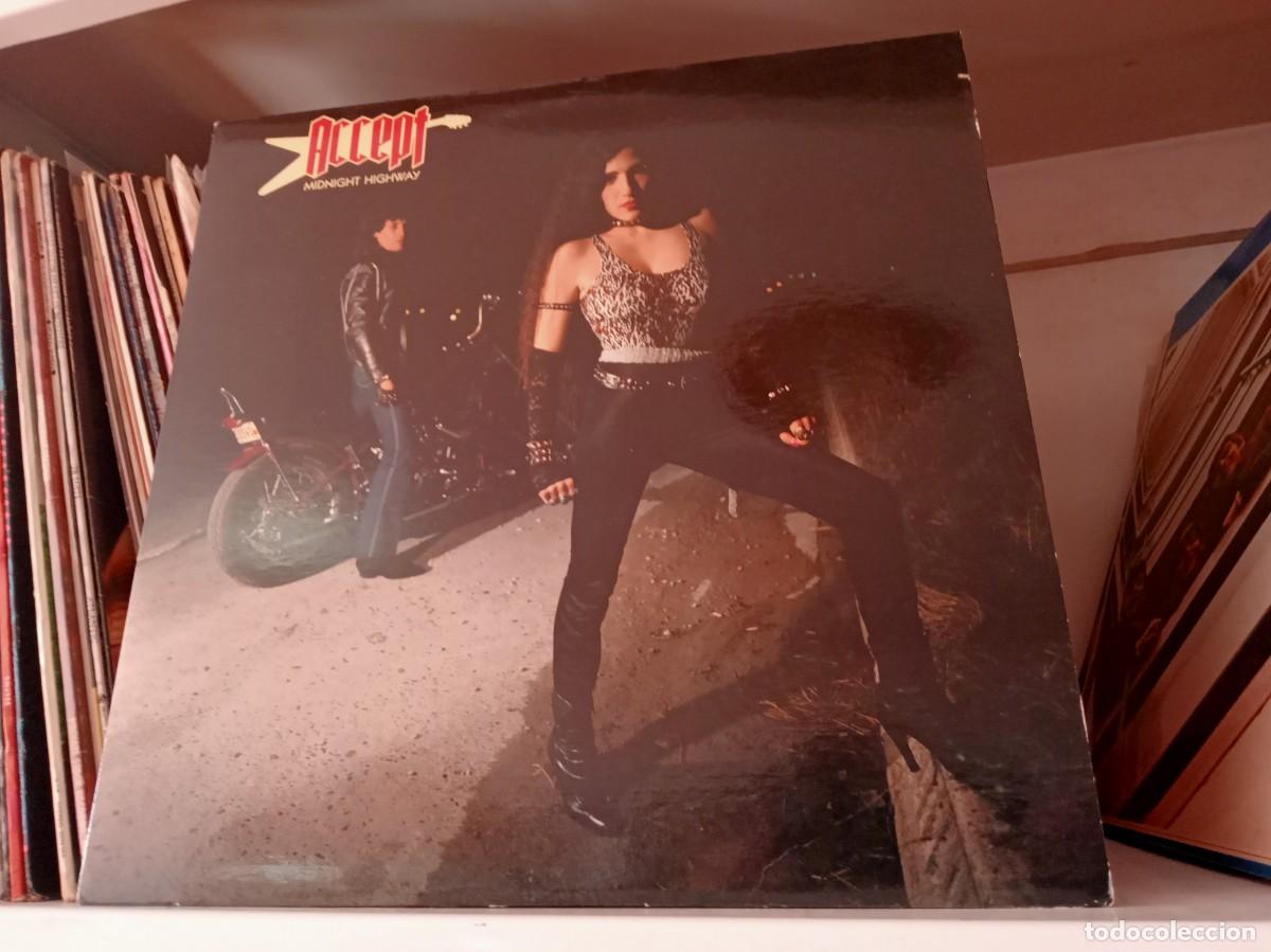 Discos de vinilo: Accept &lrm;&ndash; Midnight Highway - LP US 1983 - Foto 1