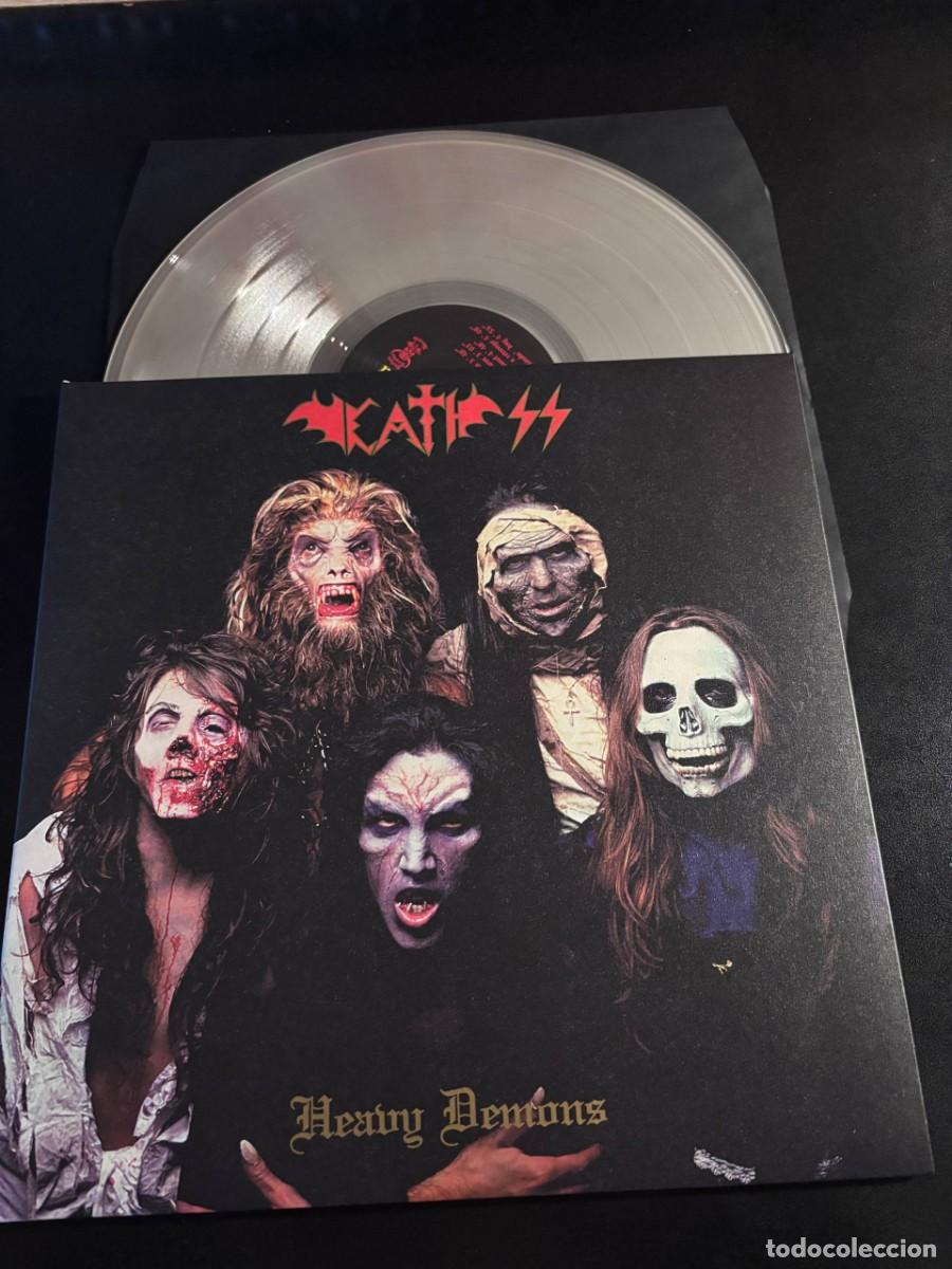 Discos de vinilo: Death SS Heavy Demons Disco de vinilo marbled transparente LP heavy metal doom