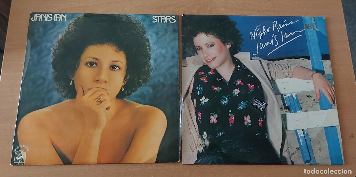 Discos de vinilo: 2 LP JANIS IAN STARS ESTRELLAS + NIGHT RAINS CBS ESPA&Ntilde;A