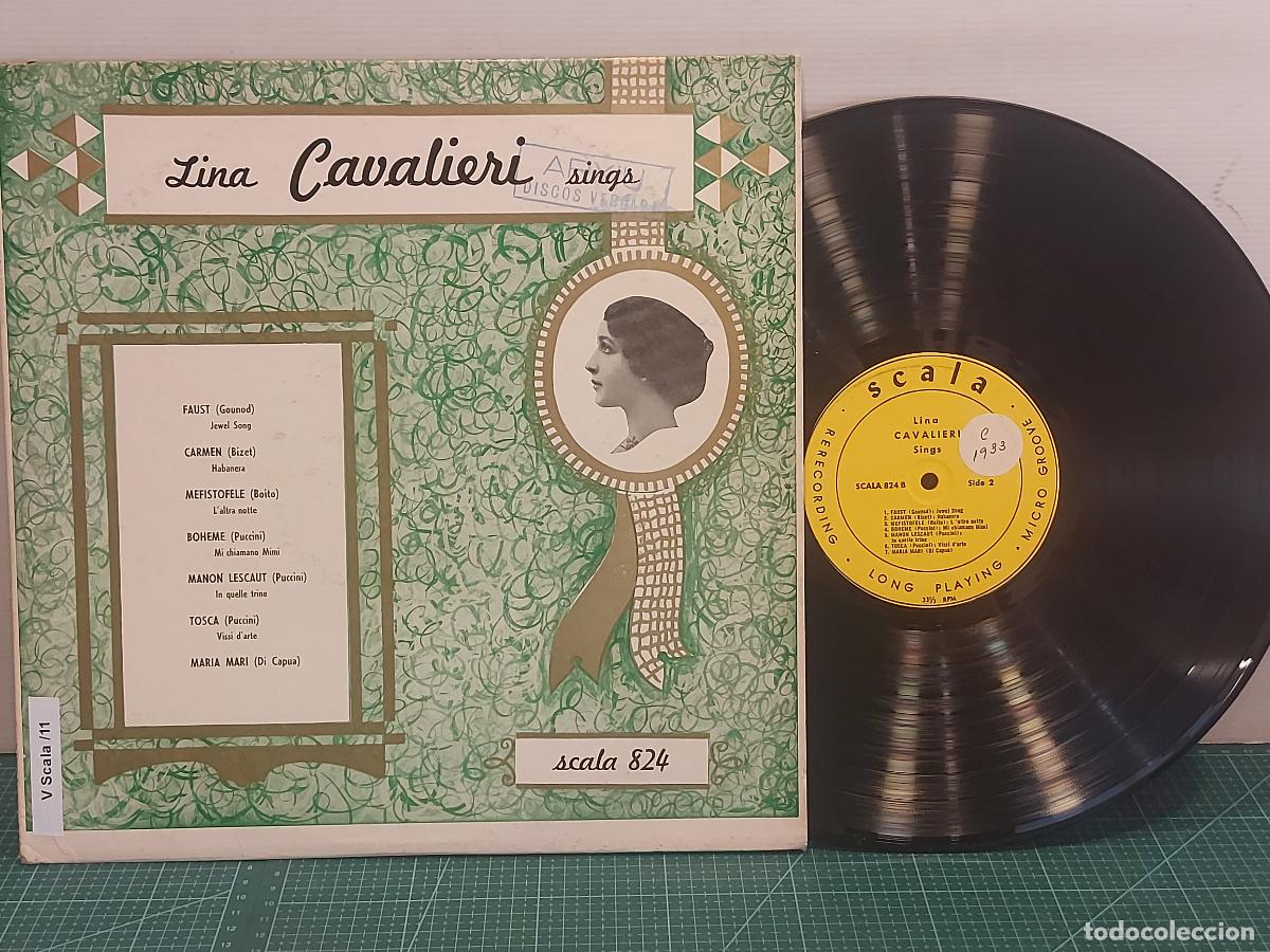 Discos de vinilo: LINA CAVALIERI/LUCIEN MURATORE / SINGS / LP-SCALA 824 / A&Ntilde;OS '50 / DE LUJO / MUY RARO