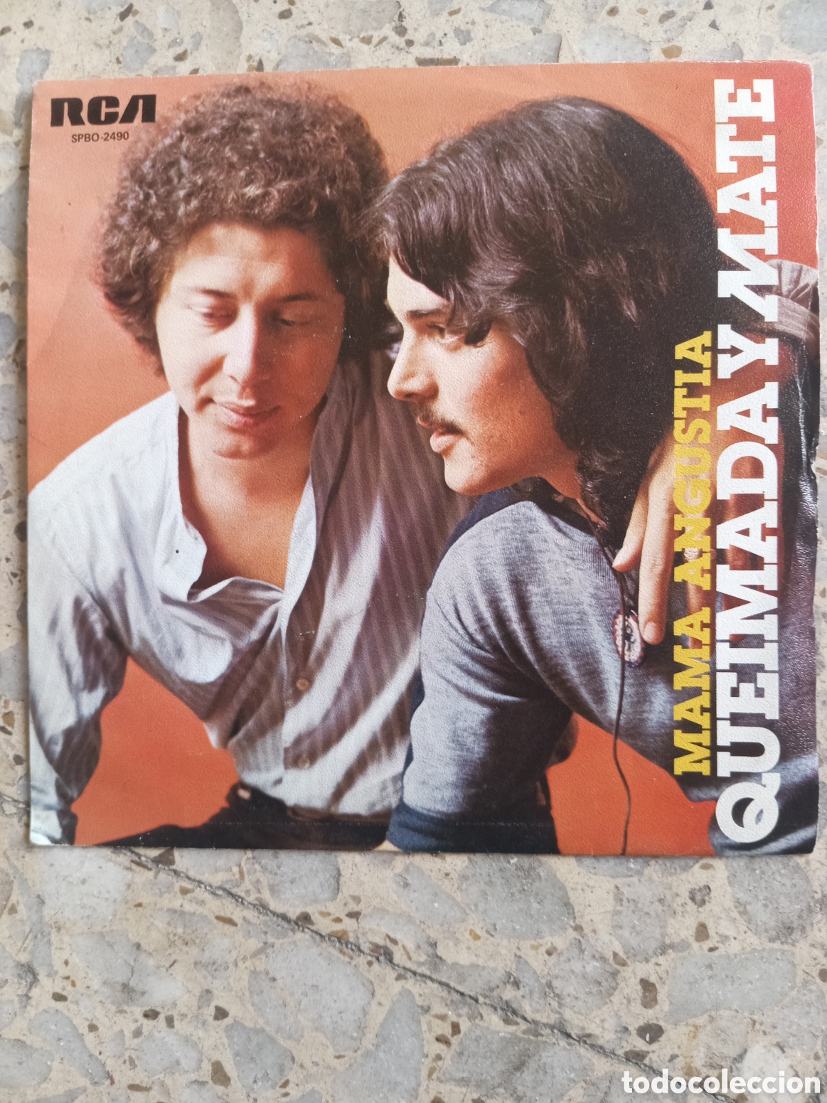 Dischi in vinile: SGL MAMA ANGUSTIA QUEIMADA Y MATE 1976 PROMO