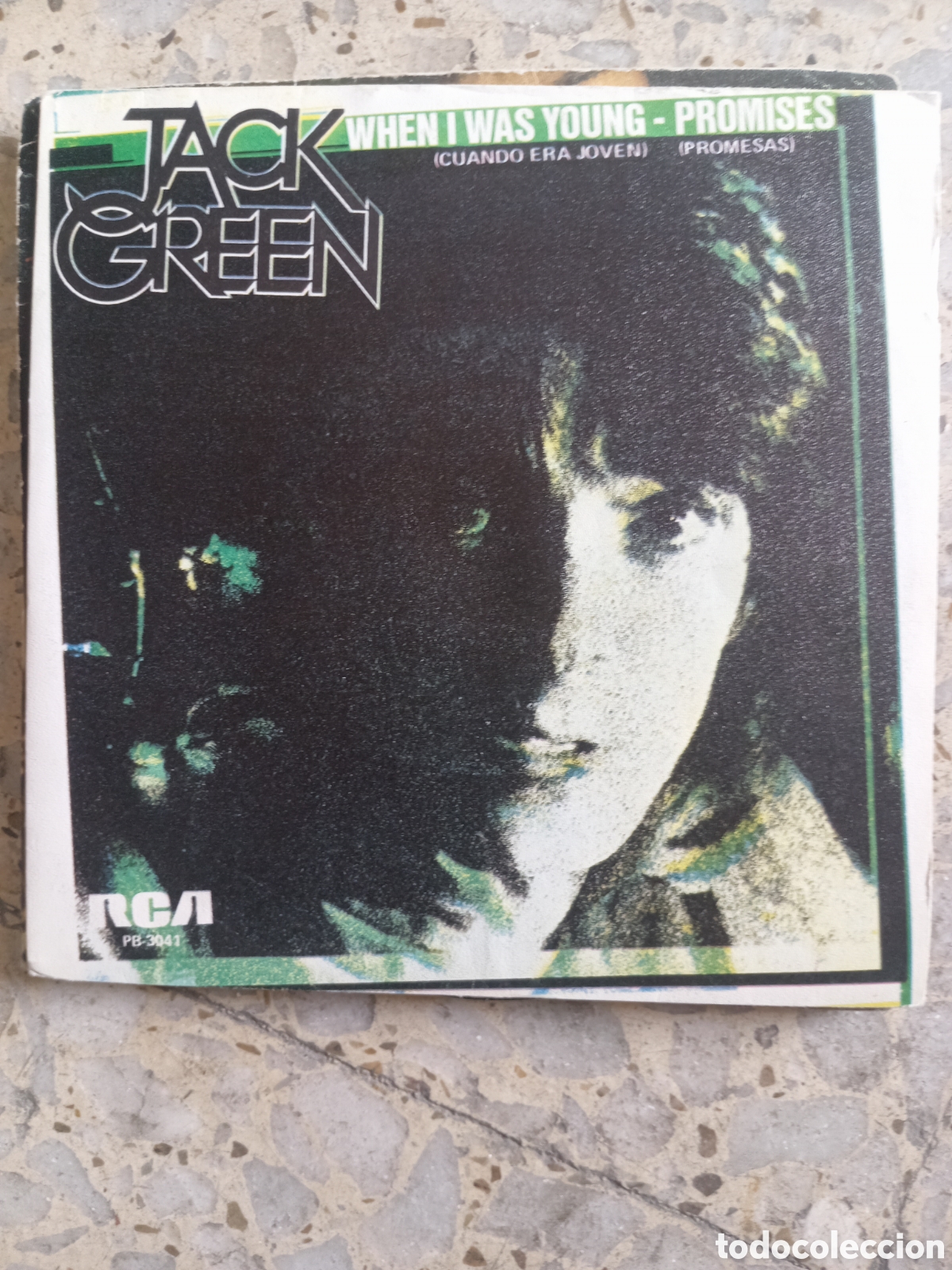 Dischi in vinile: SGL JACK GREEN WHEN I WAS YOUNG 1982 PROMO