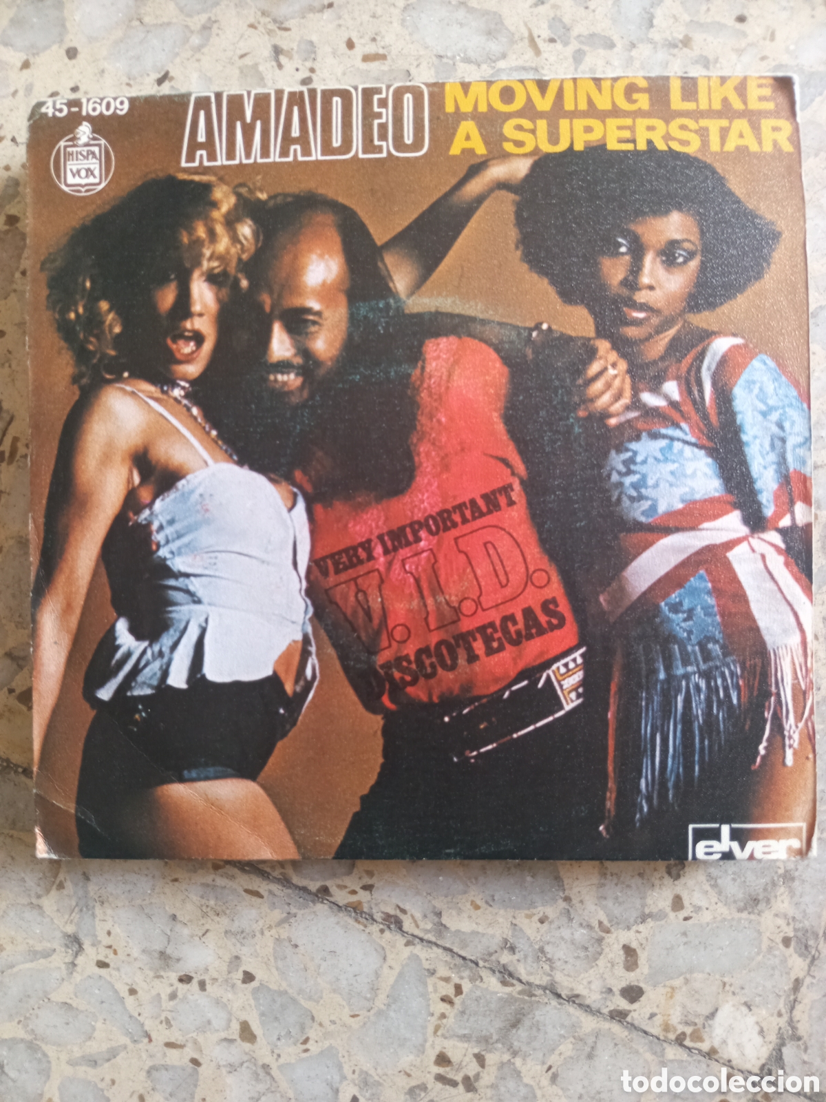 Dischi in vinile: SGL AMADEO MOVING LIKE A SUPERSTAR 1977