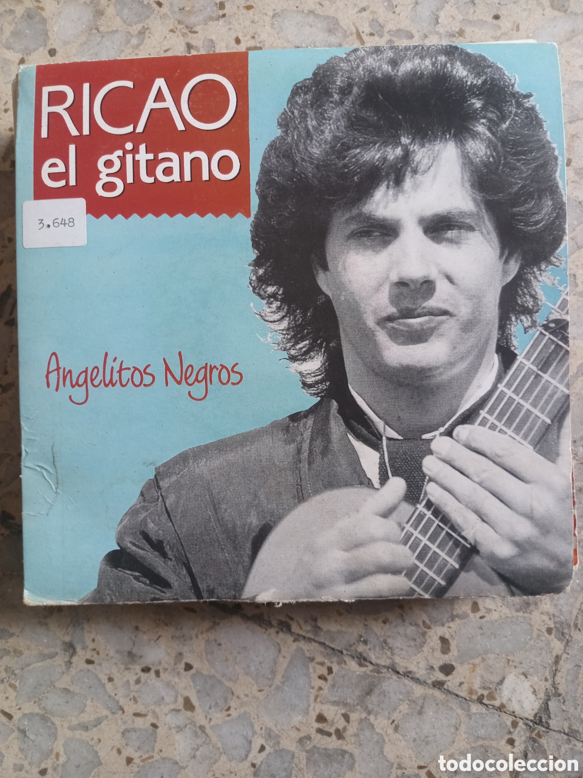 Discos de vinil: SGL RICAO EL GITANO ANGELITOS NEGROS 1990 PROMO