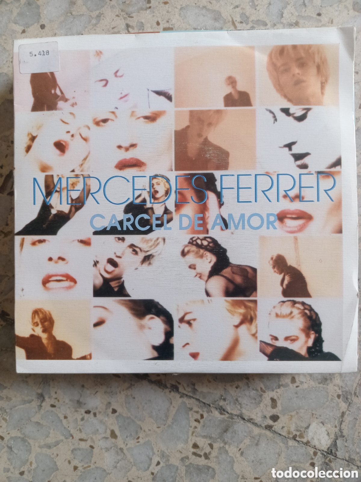 Dischi in vinile: SGL MERCEDES FERRER CARCEL DE AMOR 1992