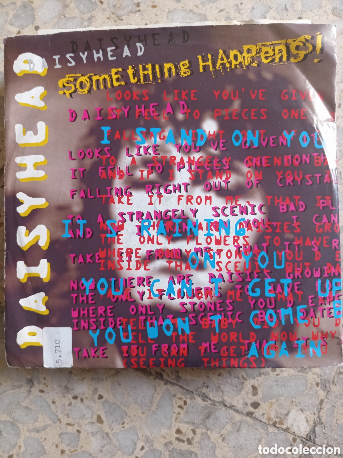 Dischi in vinile: SGL DAISYHEAD SOMETHING HAPPENS 1992 HOJA PROMO