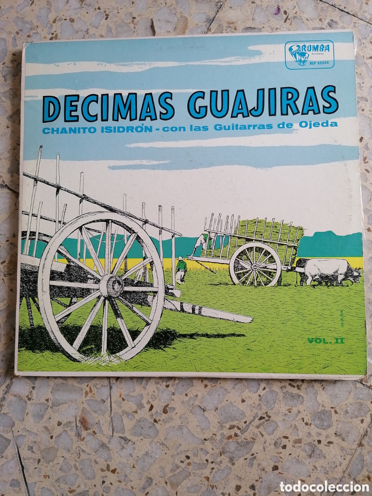 Discos de vinilo: LP CHANITO ISIDRON DECIMAS GUAJIRAS VOL II